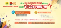 Chung kết hội thi cải cách hành chính “Vì dân phục vụ”