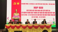 Hội thảo khoa học cấp quốc gia kỷ niệm 80 năm Ngày thành lập Quân đội nhân dân Việt Nam