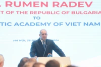 Tổng thống Bulgaria Rumen Radev thăm Học viện Ngoại giao