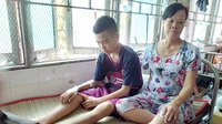 Mẹ mang thai, gian nan nuôi con bệnh ung thư máu