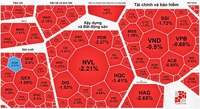 Chốt lời diện rộng, thị trường chứng khoán giảm sâu
