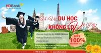 Miễn phí chuyển tiền du học khi giao dịch tại HDBank