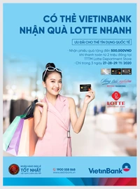 Nhận phiếu quà tặng đến 500.000 đồng khi mua sắm tại Lotte Department store