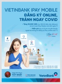 Tặng ngay 30.000 đồng và miễn phí giao dịch VietinBank iPay Mobile  ​