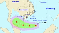 Bão số 1 đang hướng về phía Nam ngay trong ngày đầu năm mới 2019