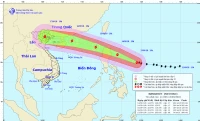 “Cuồng phong” Mangkhut có thể đổ bộ vào miền Bắc