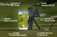 Thiết bị cảm biến và giả lập golf Garmin Approach R10, quân sư đắc lực cho golfers