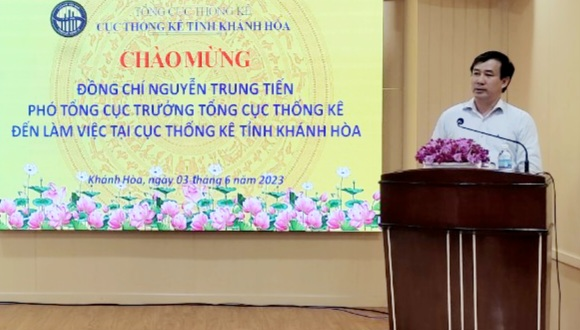 Đoàn công tác Tổng cục Thống kê làm việc tại Cục Thống kê tỉnh Khánh Hòa 