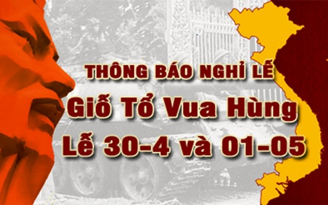  VSD thông báo lịch nghỉ giao dịch dịp Giỗ Tổ Hùng Vương, 30-4 và 1-5 