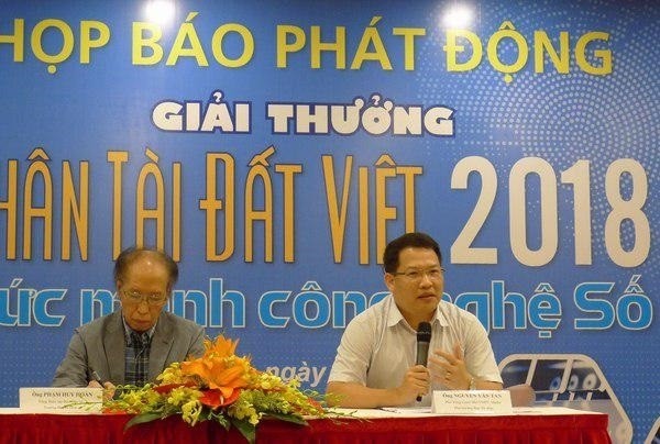  Khởi động giải Nhân tài đất Việt 2018 hướng tới cách mạng 4.0 