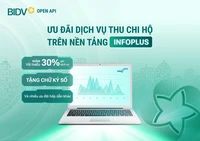 BIDV ưu đãi khách hàng sử dụng nền tảng InfoPlus