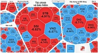 Hơn trăm cổ phiếu “nằm sàn” trong phiên giao dịch VN-Index mất hơn 4%