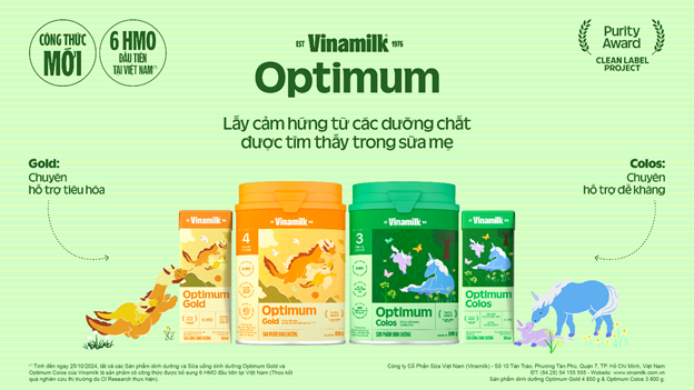  Vinamilk công bố cải tiến đột phá 6 HMO trong sản phẩm sữa công thức Optimum 