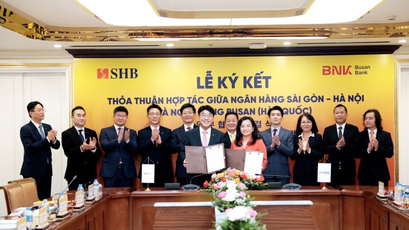  SHB thiết lập quan hệ hợp tác với Ngân hàng Busan (Hàn Quốc) 