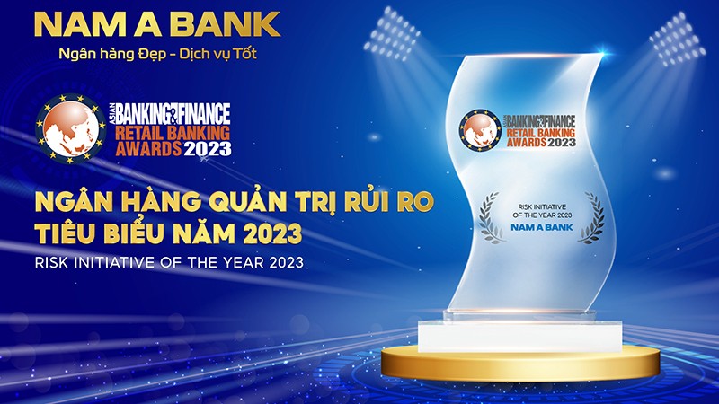  Nam A Bank tiếp tục nhận giải thưởng quốc tế về Quản trị rủi ro 