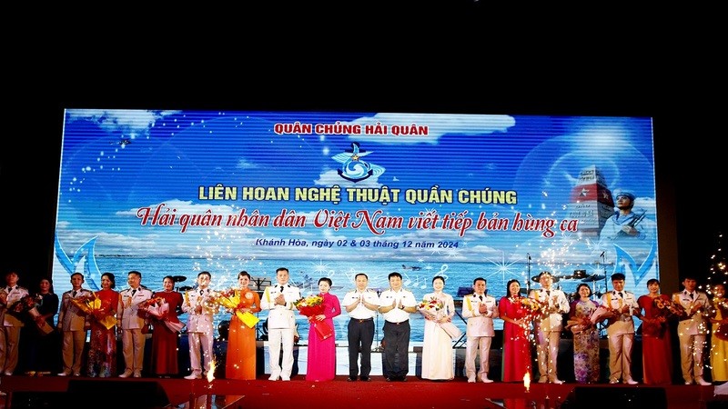  Khai mạc Liên hoan nghệ thuật quần chúng Quân chủng Hải quân năm 2024, khu vực II 