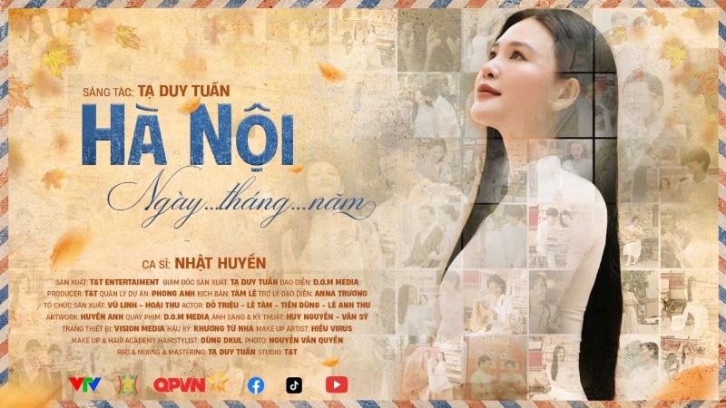  Mùa thu Hà Nội đầy lãng mạn trong MV mới của ca sĩ Nhật Huyền 