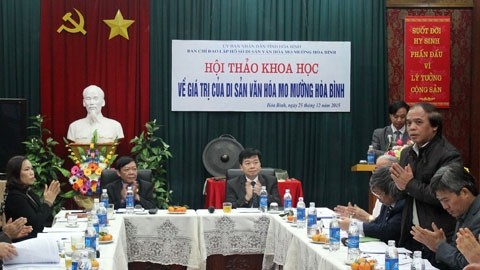  Bảo tồn, phát huy giá trị của di sản văn hóa Mo Mường Hòa Bình 