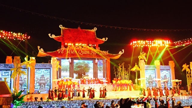  Chương trình nghệ thuật “Về miền Quan họ năm 2015” 