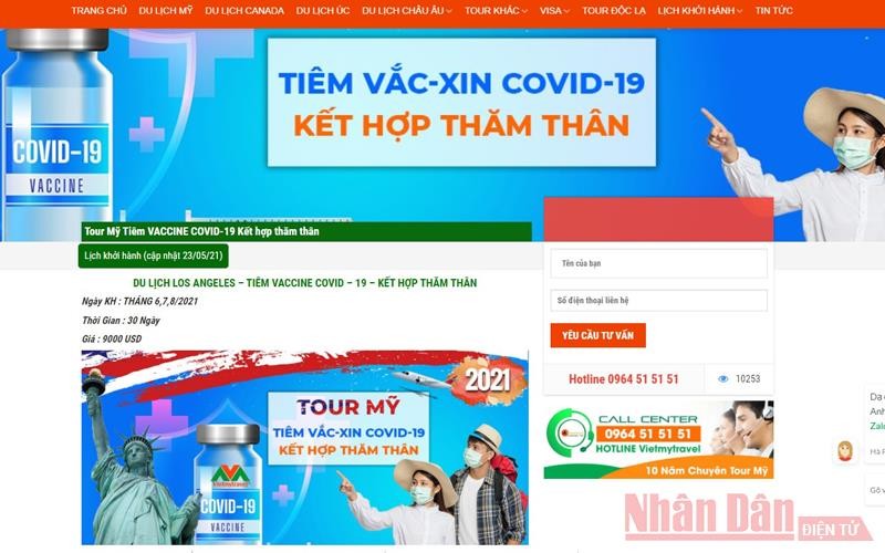  Du lịch tiêm vaccine Covid-19: Vừa chào tour đã phải tạm ngừng 