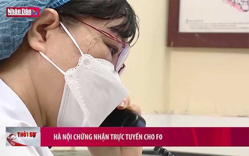  Hà Nội chứng nhận trực tuyến cho F0 