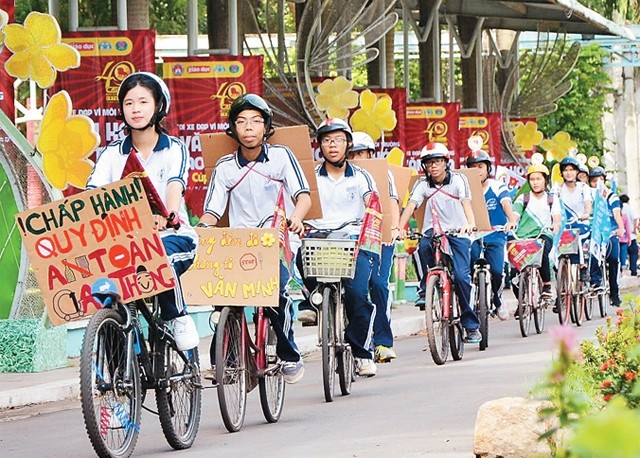  Hình thành văn hóa giao thông từ ghế nhà trường 