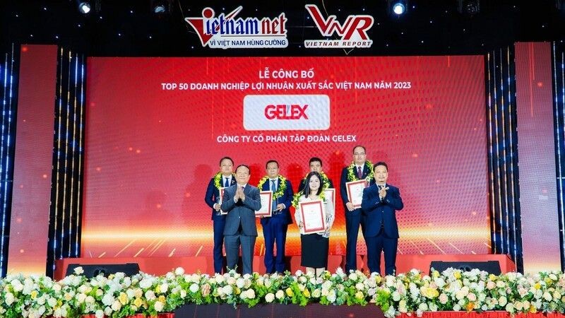  GELEX lần thứ 4 lọt TOP 50 Doanh nghiệp lợi nhuận xuất sắc nhất Việt Nam 2023 