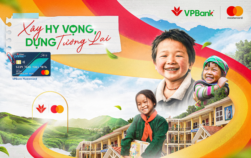  VPBank và Mastercard hợp tác thực hiện sáng kiến “Xây hy vọng, dựng tương lai” hỗ trợ trẻ em có hoàn cảnh khó khăn tại Việt Nam 